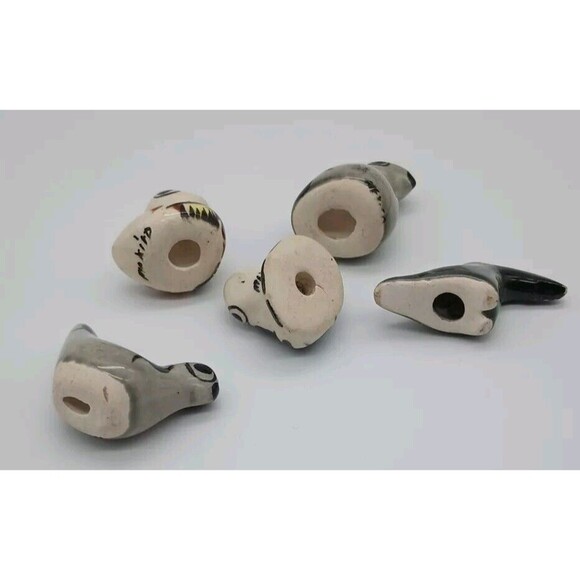 5 Mini Tonala Animals Frog Toucan Duck Birds - Picture 9 of 9